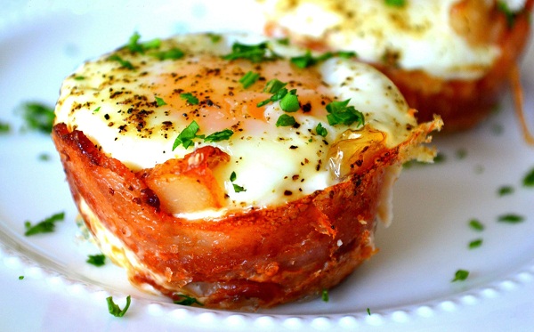 Easter menu ideas easy egg recipes bacon toast cups