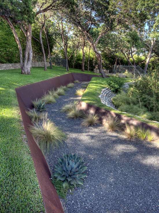 garden and park landscape retaining wall ideas