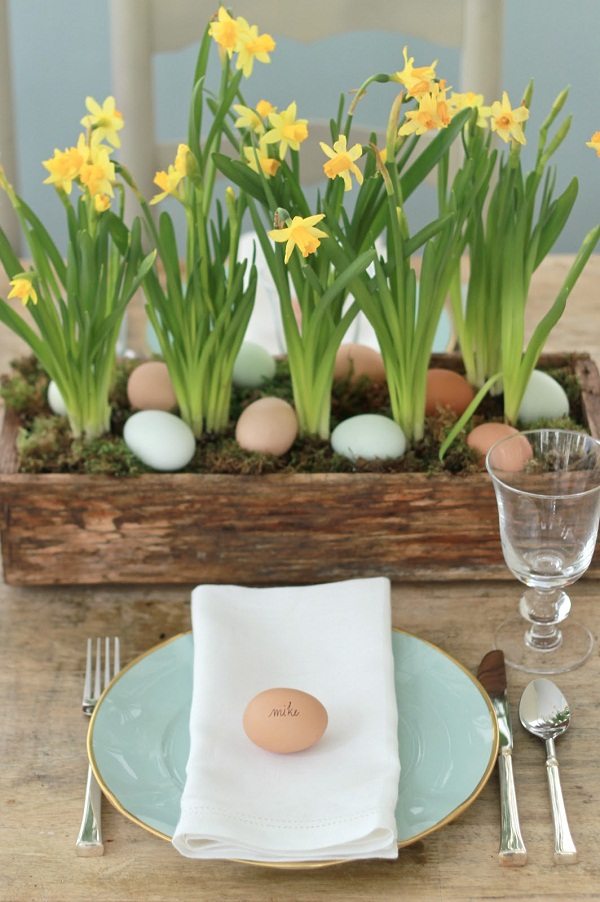 spring holiday table setting centerpieces design 