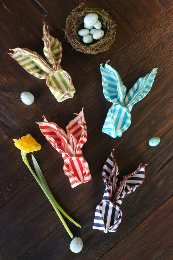 how to fold easter napkins table decor ideas