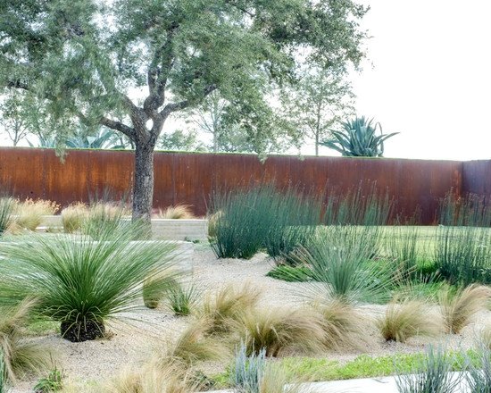 industrial landscape design garden fence ideas privacy protection iron