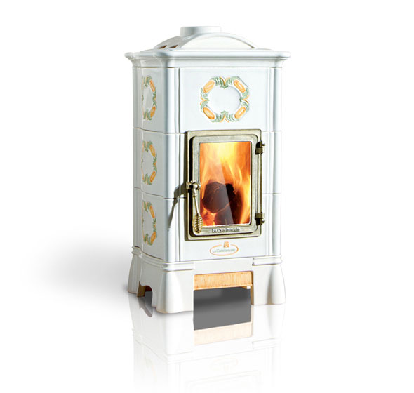 ceramic stoves white tiles traditional style decoration