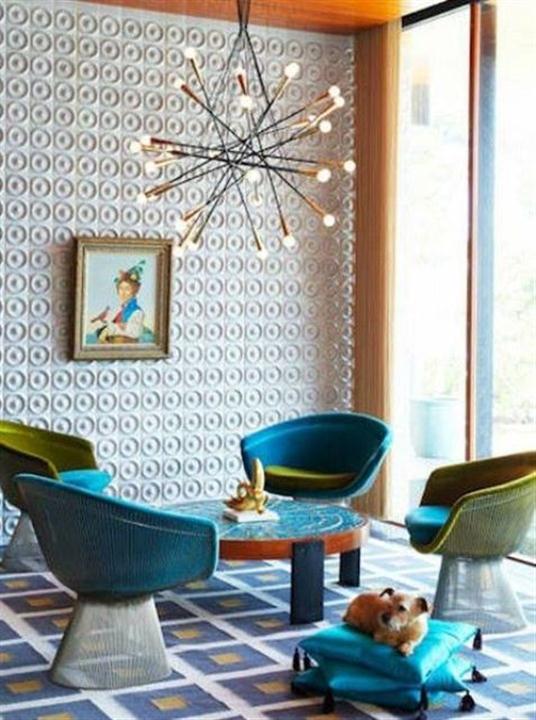 mid century chandelier design living room coffee table