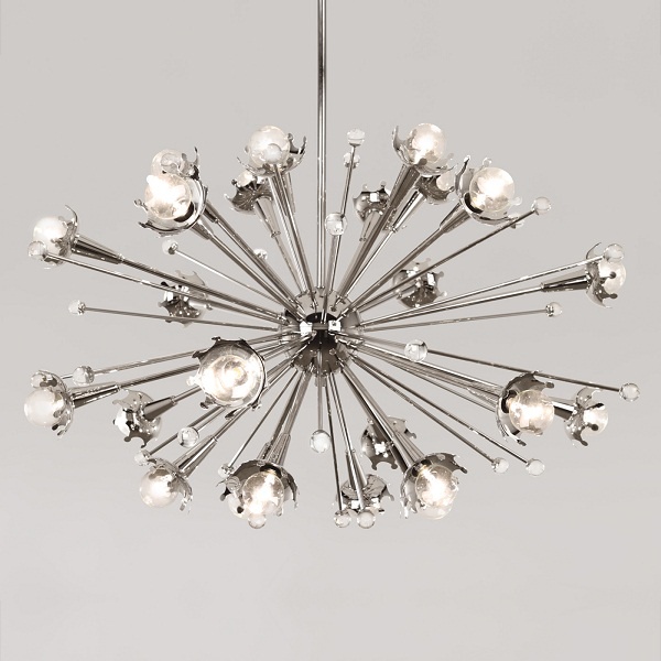 mid century chandeliers Sputnik design