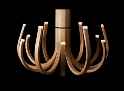 mikko-paakkanen-JUNE-LED-lights-chandelier-natural-wood-for-Nikari