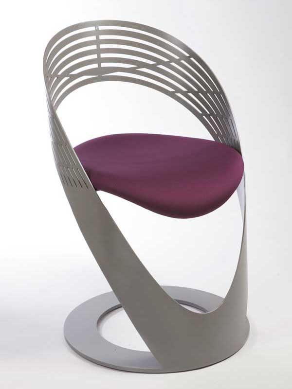 modern curved chairs Martz collection Ellipse