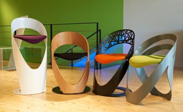 contemporary-curved-chairs-Martz-collection-various colors and sizes