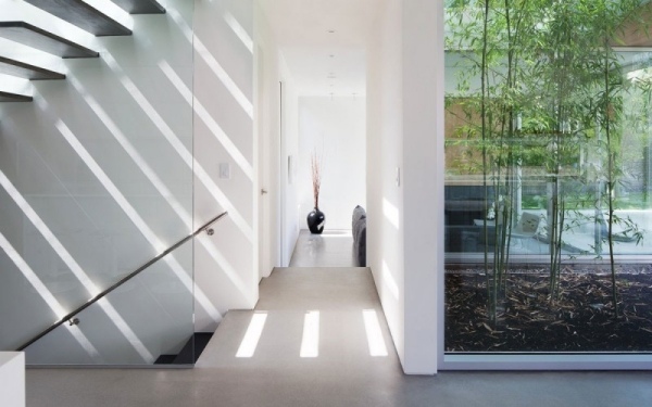 modern home minimalist design Findlay Residence white interior