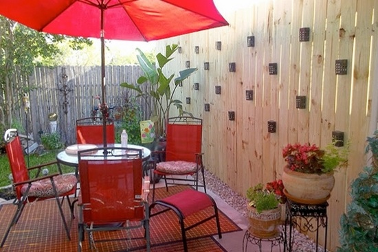 privacy fence design ideas outdoor furniture