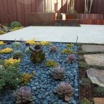 stylish-modern-garden-path-design-concrete-natural-stone-river-stones