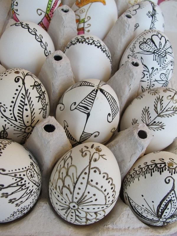 Eggs decorating ideas easy designs ukrainian eggs