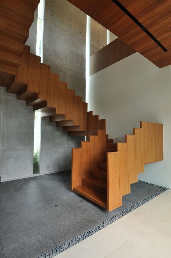 Interior design ideas wooden railings
