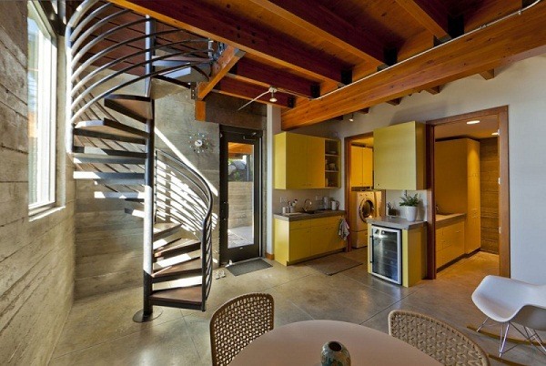 Space saving staircase spiral staircase design coeur dalene