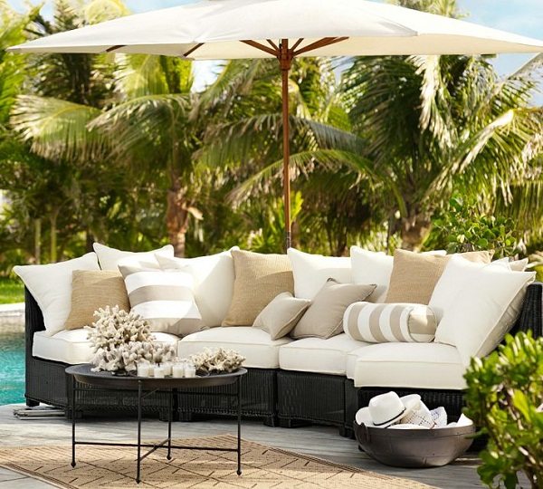 comfortable-patio-furniture-white-upholstery-cushions-white-umbrella-coffee-table