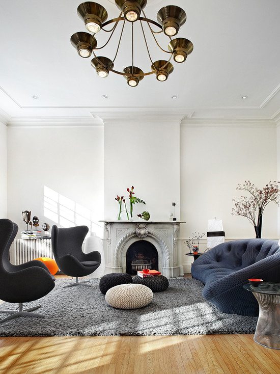225x160 rug modern shaggy Design Style Wave future Sofa Lounge Chair 
