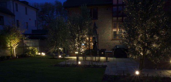 house exterior ideas garden lights design