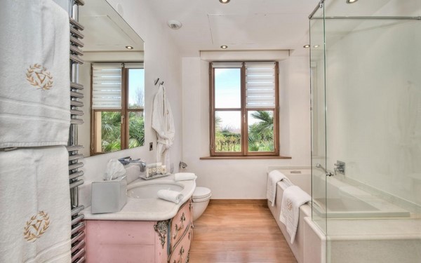 luxury bathroom baroque cabinet towel rail radiators