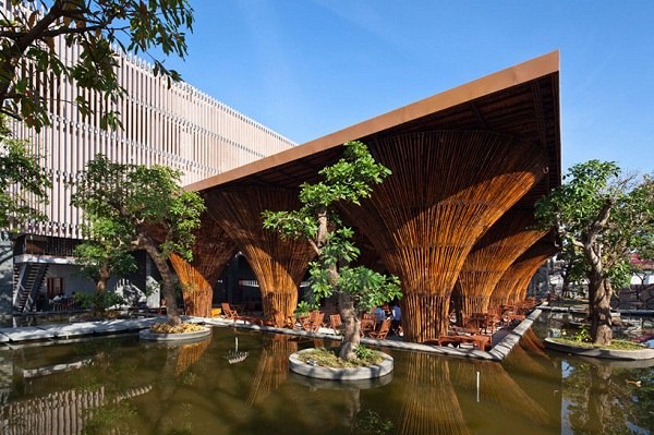 modern architecture design vo trong nghia architects Indochine cafe Kontum Vietnam