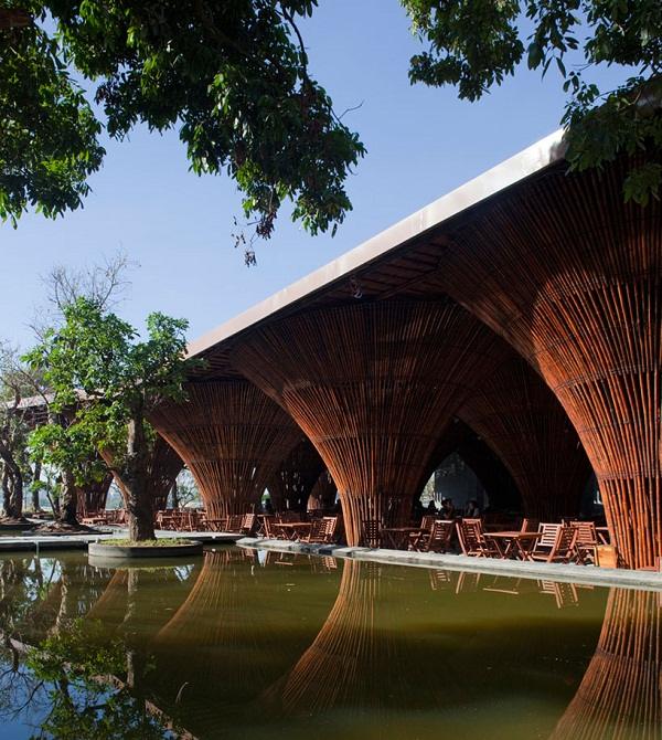 modern architecture design vo trong nghia architects kontum indochine cafe