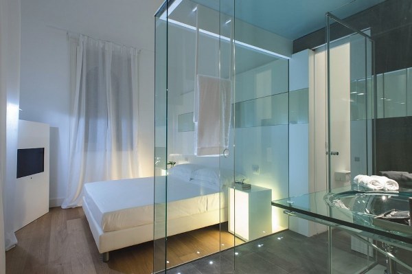 modern bedroom interior Zash boutique hotel by Antonio Iraci