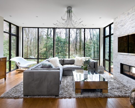  ideas crystal chandelier gray sofa beautiful forest view