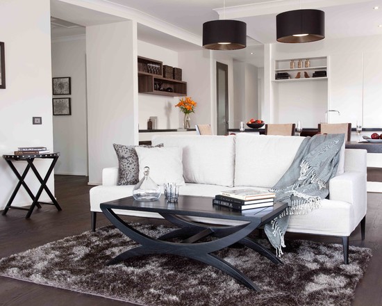  design brown coffee table white sofa