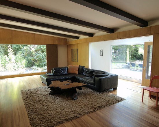 stylish shaggy rugs living room interior design laminate flooring 