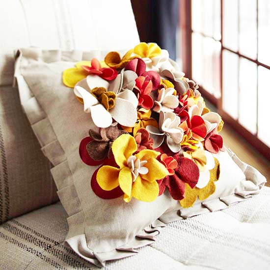 Creative craft ideas mother's day gifts flower pillow