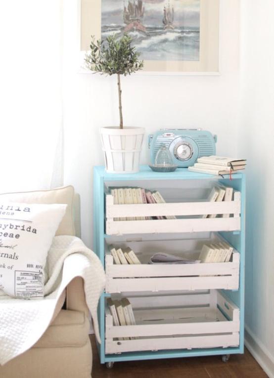 DIY bedside table used ideas