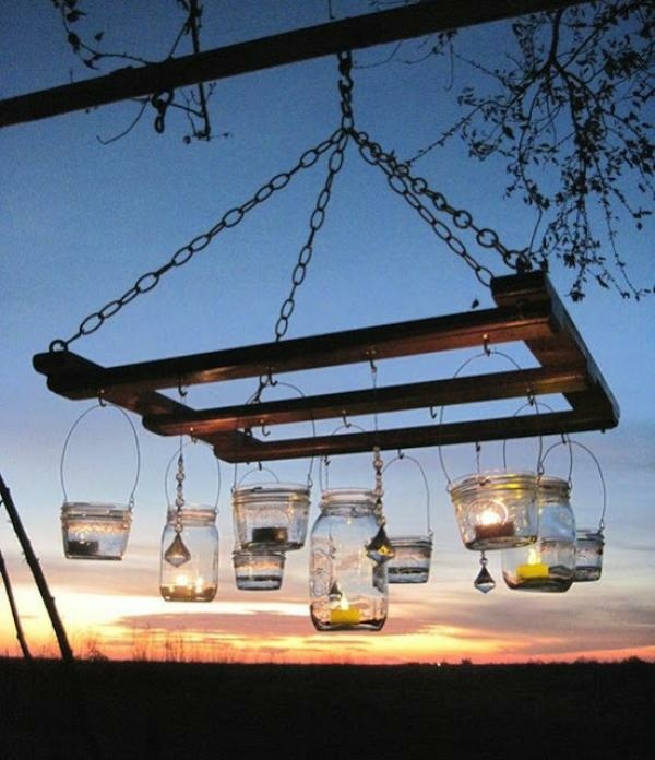 DIY easy to craft garden furniture ideas lantern frame