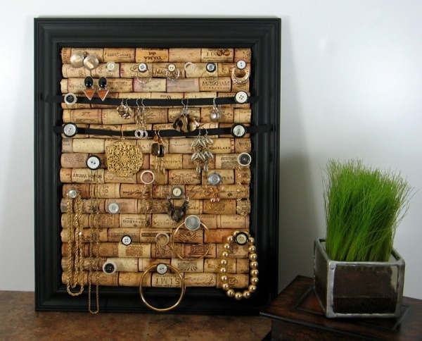 DIY fun crafts ideas wine cork buttons 