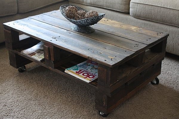 Modern Furniture From Wooden Pallets, How Do You Make A Coffee Table Out Of Wooden Pallets