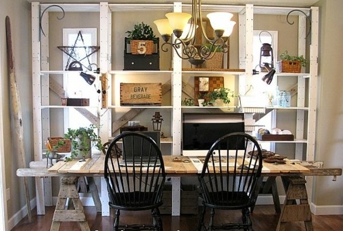 Dining table rustic design