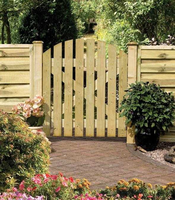 Instructions wooden garden gate top arch split battens