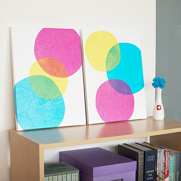 Picture tissue creative wall design