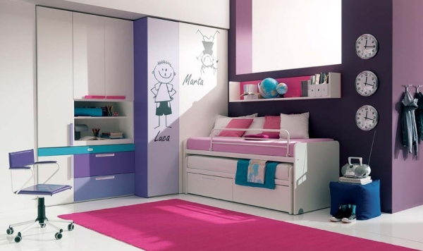 Purple Pink girl room