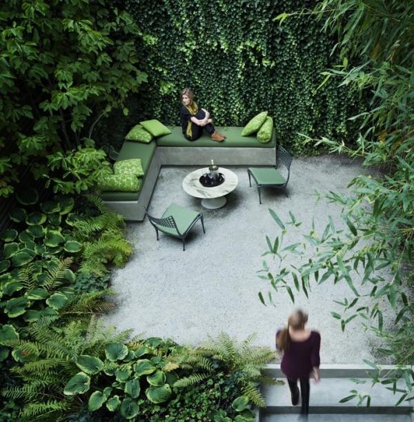Small Urban Garden Design Sitting Area