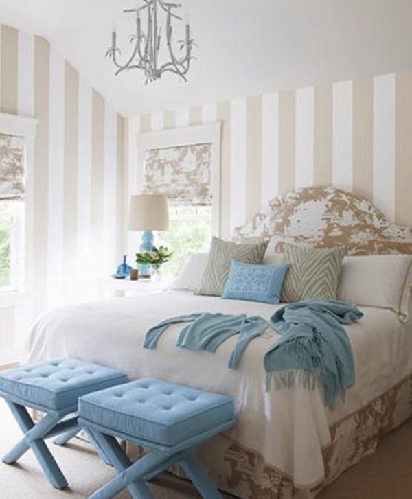 wall stripes subtle colors bedroom