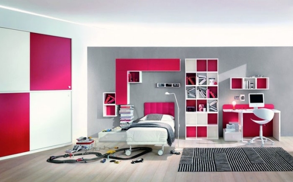 Teenage girl room design ideas pink modern