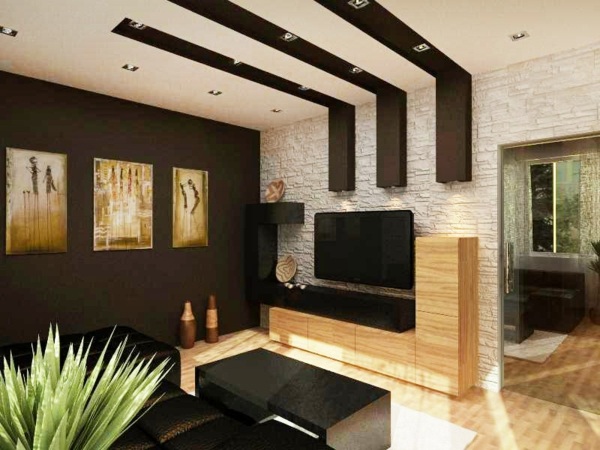 ideas wooden beams living room