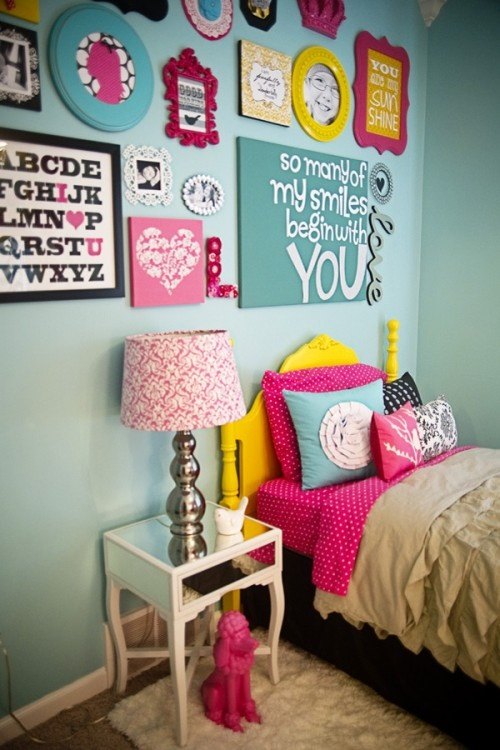 colorful decoration girl bedroom ideas