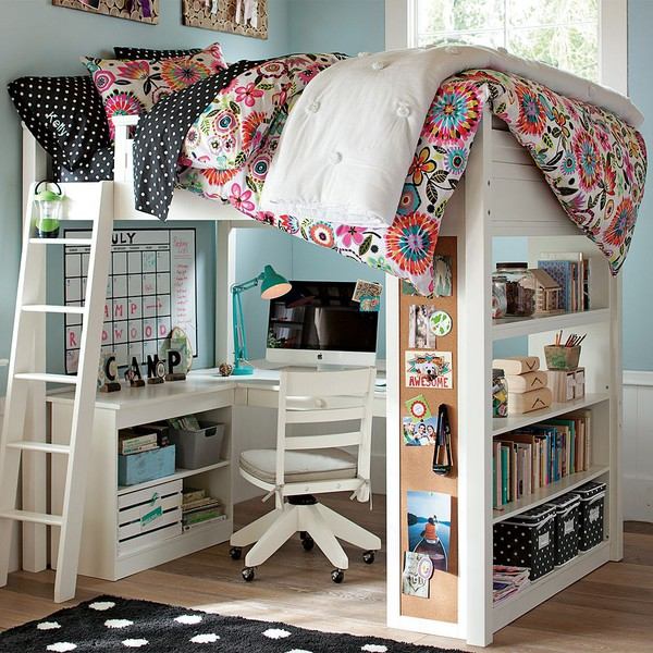 compact design girl bedroom furniture ideas