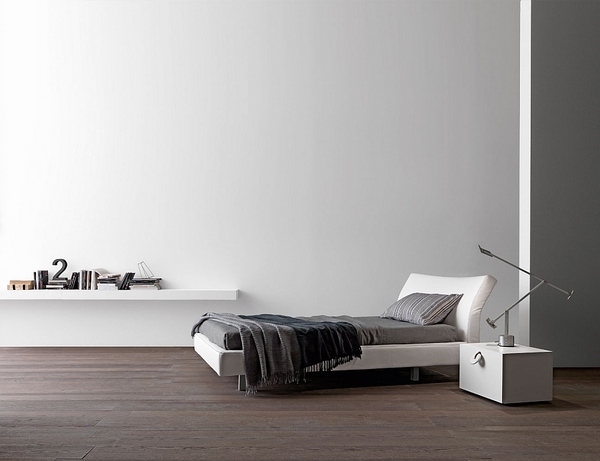 contemporary bedroom furniture Reflex bed aluminum legs