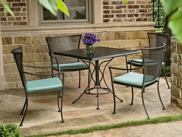 contemporary home patio ideas iron outdoor furniture set