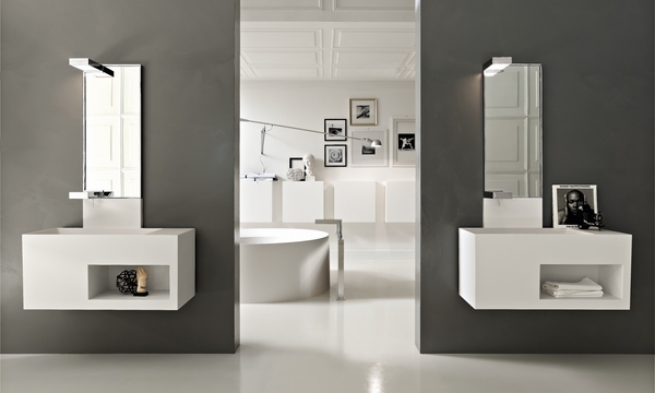 designer vanity units small space