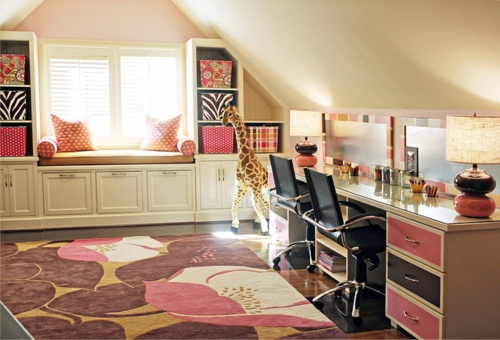fantastic teen girl room pink brown dressers