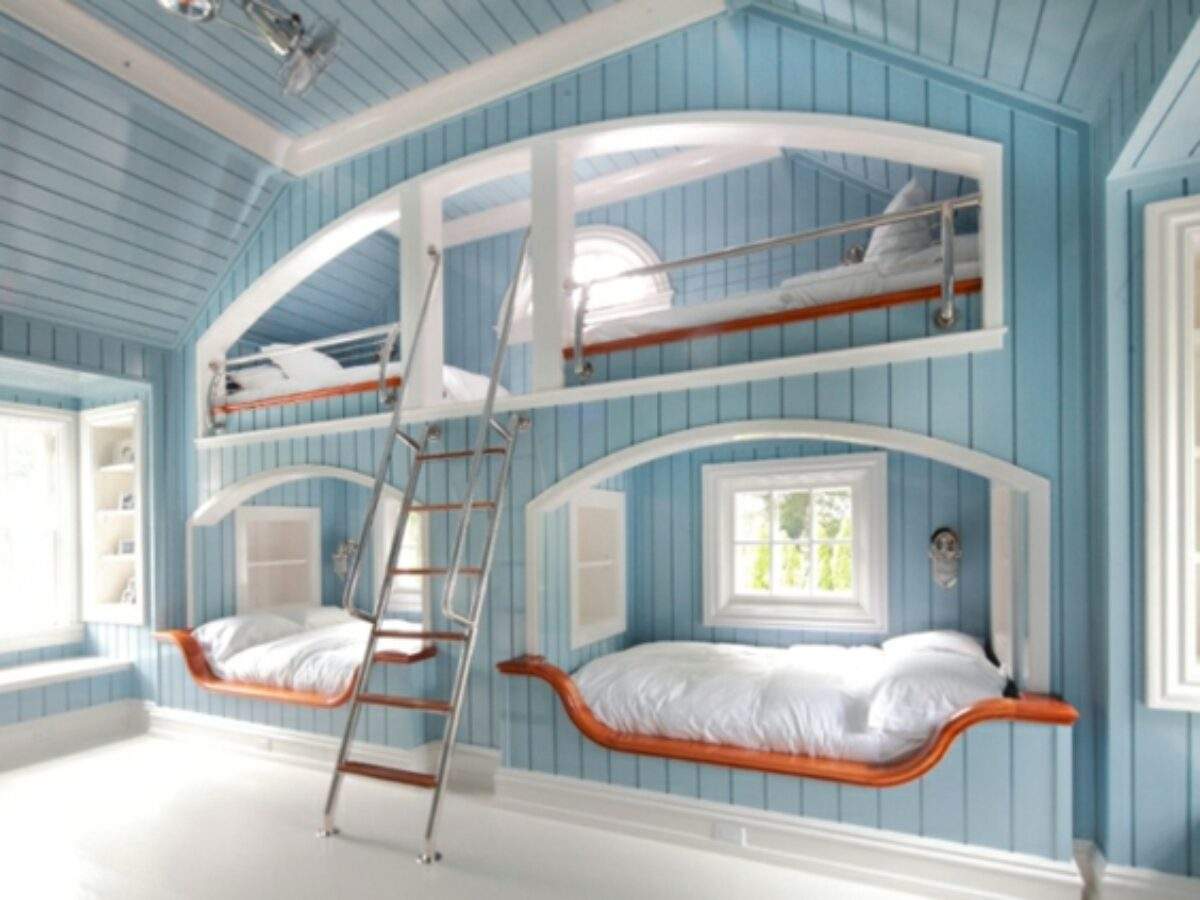 Bunk Beds For The Children S Bedroom, Bunk Beds With Four Beds