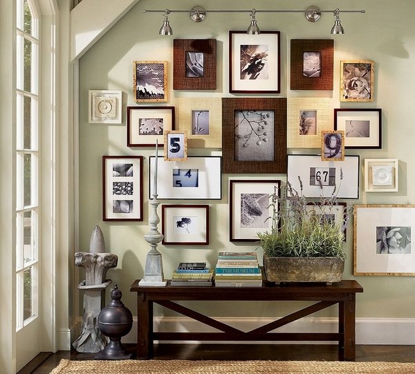 How To Arrange A Photo Wall Tips And Creative Ideas - Home Design Wall Frames