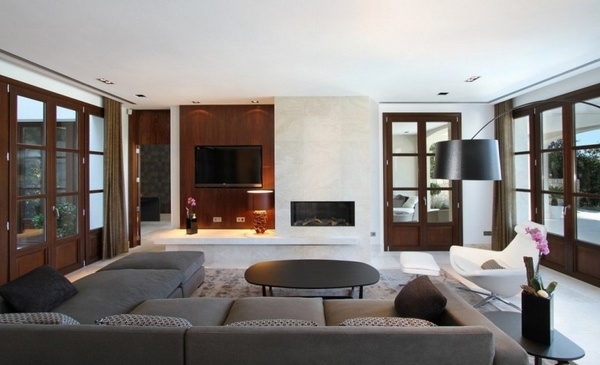 luxury modern villa interior Mallorca by Curve Interior Design