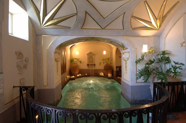 palazzo positano large spa area indoor swimming pool luxury villa
